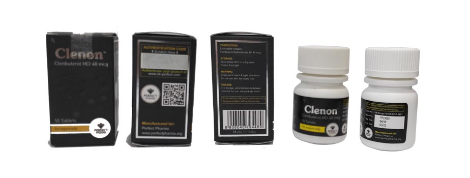 CLENON Clenbuterol HCL Tablets 40mcg